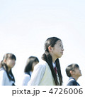 中学生の横顔