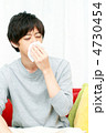 鼻詰まりの若い男性