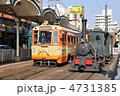 松山の坊ちゃん列車と路面電車