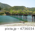 四国 高知 四万十川の勝間沈下橋