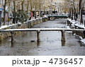 京都、白川の一本橋