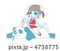 パンダとカンフー少女
