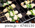 焼いている焼き鳥
