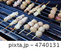 焼いている焼き鳥