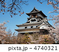 桜咲く犬山城
