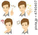 男性　表情