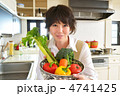 主婦と野菜