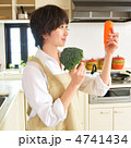 主婦と野菜