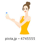 日焼け止めを塗る女性