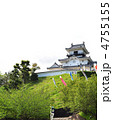 掛川城　天守と鯉のぼり