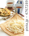 ざるうどんとかき揚げ