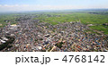 茨城県龍ヶ崎市街全景の空撮