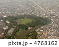 東京都葛飾区と埼玉県三郷市の境にある水元公園を空撮