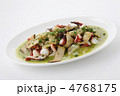 蛸とエリンギのエスカルゴバター炒め