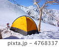 雪山のテント