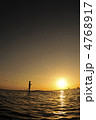 ハワイ 夕陽 水中写真 ハワイ 夕陽 水中写真