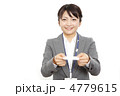 名刺とビジネスウーマン　モデル：大友　歩