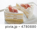 桃のショートケーキ