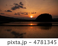 田園の夕暮れ