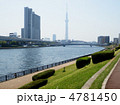 白鬚橋とスーパー堤防