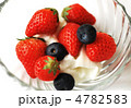 いちごとブルーベリーのムース