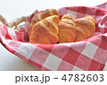 バスケットにクロワッサン