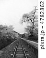 桜と矢祭山駅　壱