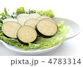バーベキュー用のなすスライス