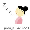 眠っている女性