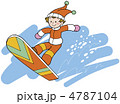 冬　クリスマス　スノーボード　雪