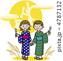 秋　月見　団子　仲秋の名月