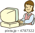 ビジネス　OL　パソコン