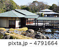冬の白鳥庭園　清羽亭と汐入亭