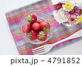 いちごとお花