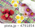いちごとお花