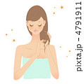 ヘアケアをする女性 4791911