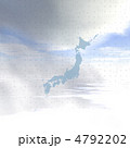 青い空の日本地図