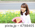 ベトナム人美女と花