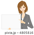 ボードを持つビジネスウーマン