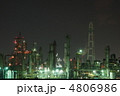 四日市の工場の夜景