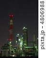 四日市の工場の夜景