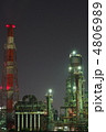 四日市の工場の夜景