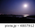 月の光　ドビッシーの「月の光」が流れてきそうな高知龍馬空港滑走路南端