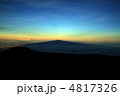 雲海に写り込むマウナケア