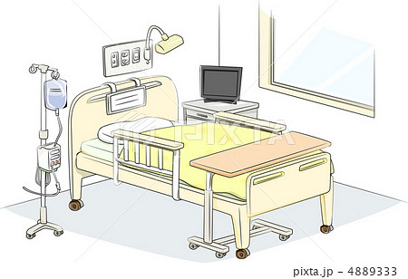 病室のイラスト素材 4889333 Pixta