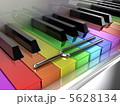 The multicoloured piano The multicoloured piano