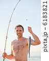 Active man fishing Active man fishing