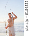 Active man fishing Active man fishing