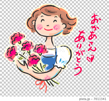 插图素材: 母亲节母亲节康乃馨图