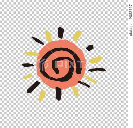 图库插图 波普艺术:系列(太阳)